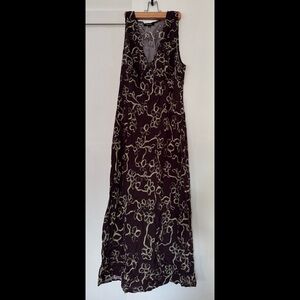 Madewell Ariana Midi Dress in Black Iris, US 16, NWT